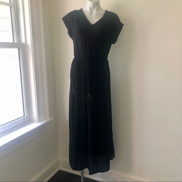 L*Space Noveau Dress Swim Cover-Up in Black M - Picture 4 of 10